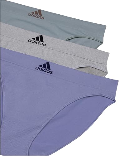 Miniatura 2 de adidas Ropa interior de bikini sin costuras para mujer, paquete múltiple