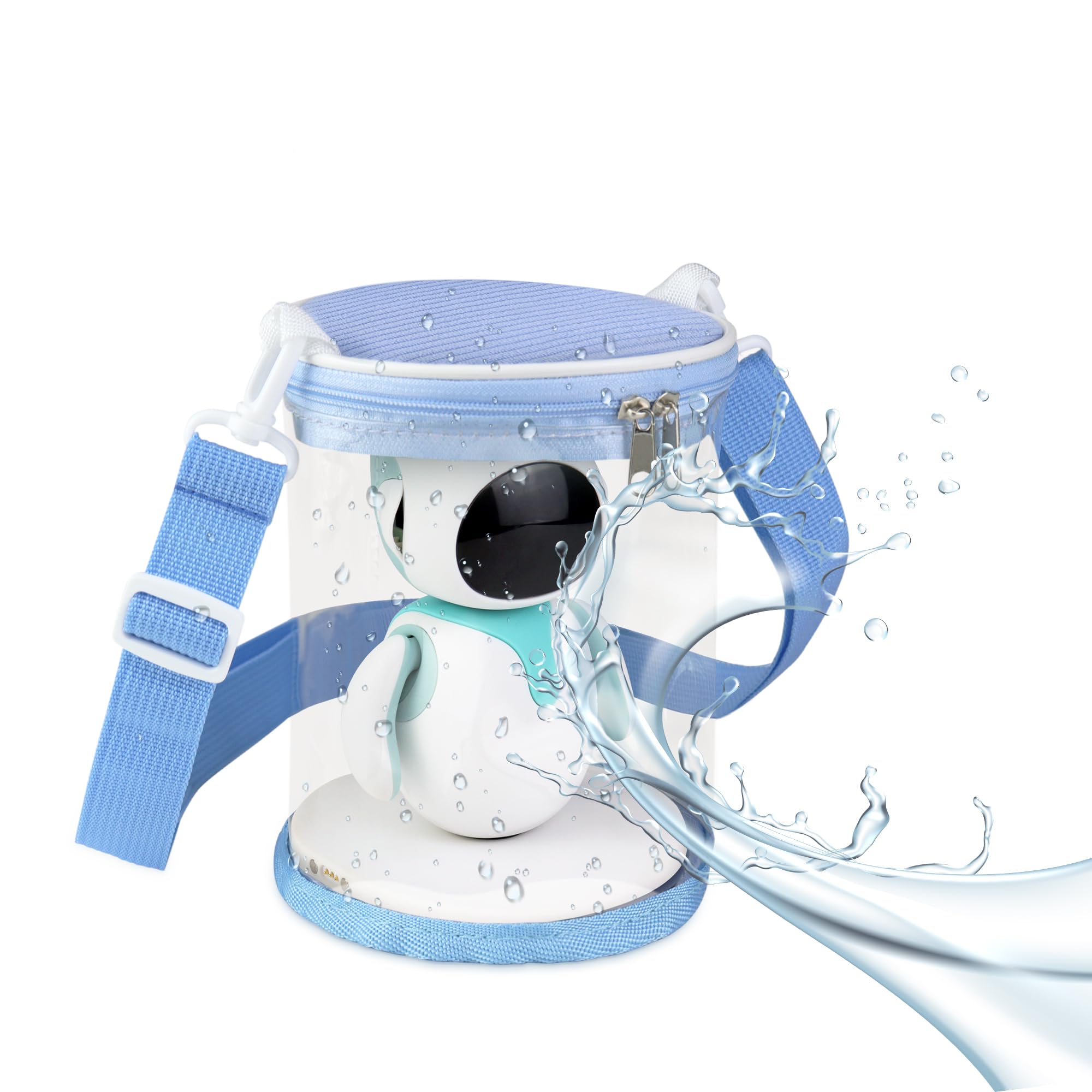 Funda de transporte compatible con mascotas Eilik Cute Robot, bolsa de exhibición compatible con robot Eilik, azul, solo bolsa