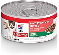 Vista 16 de Hill's Science Diet Kitten, Nutrición Premium para Gatito, Alimento Húmedo para Gatos, Hígado y Pollo Picado, Lata de 2.9 oz, Caja de 24