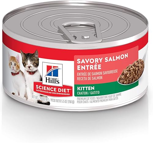 Miniatura 16 de Hill's Science Diet Kitten, Nutrición Premium para Gatito, Alimento Húmedo para Gatos, Hígado y Pollo Picado, Lata de 2.9 oz, Caja de 24