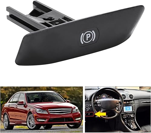 Miniatura 3 de Ymiko Manija de liberación de freno de emergencia Reemplazo de la manija del freno de estacionamiento para Mercedes Benz C E W204 W212 OEM #