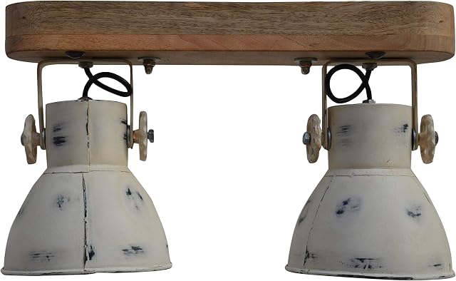 Pendant Ceiling Light Ceiling Spotlight Retro Vintage Shabby Design for E27 Bulbs (Pack of 2)