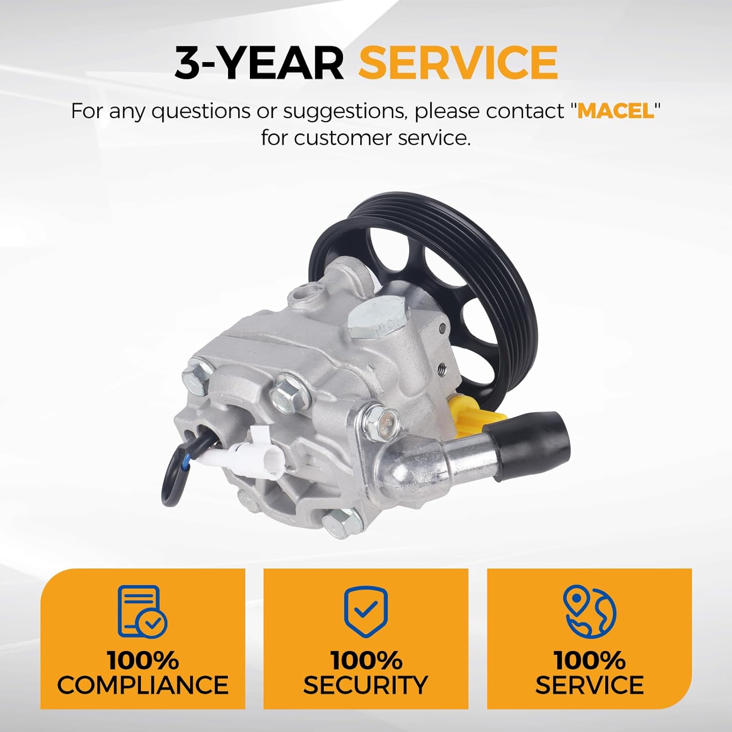 PAROD 21331 Power Steering Pump Fit for 2009-2010 Subaru Forester, 2008-2012 Impreza Naturally Aspirated