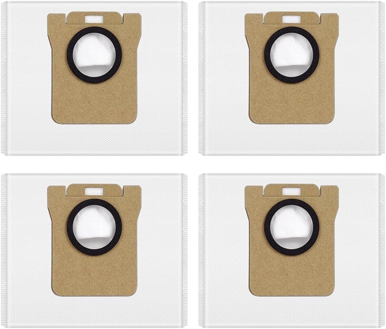 Compatible for JONR P20 PRO T5 Pro Robot Vacuum Cleaner Accessories Collection Bag Replacement Disposable Bags Spare Parts(4pcs)