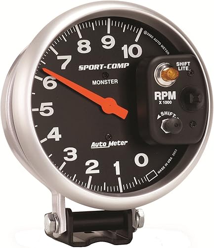 Miniatura 2 de Auto Meter Tacómetro 3903 Sport-Comp Shift-Lite, 5.000 in.