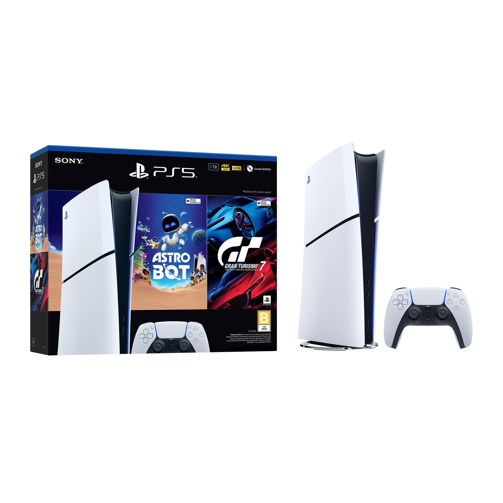 PlayStation Paquete de PS5 Edición Digital con ASTRO BOT y Gran PlayStation Paquete de PS5 Edición Digital con ASTRO BOT y Gran