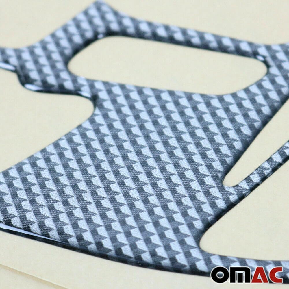 OMAC Carbon Look Dashboard Console Trim Kit for VW Jetta A6 2011-2014 22 Pcs