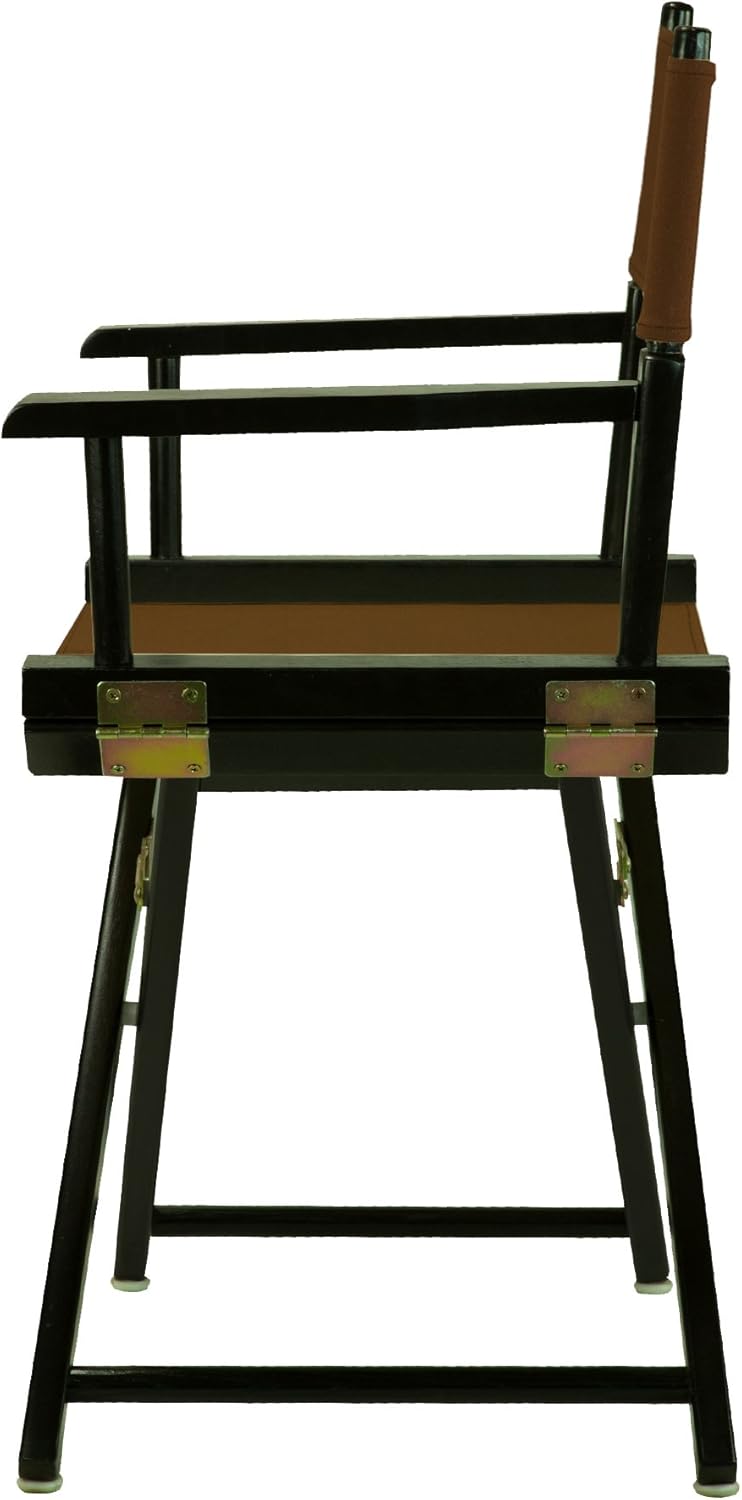 Casual Home 200-02/021-45 Director Chair 18" - Classic Height BlackFrame/Brown Canvas