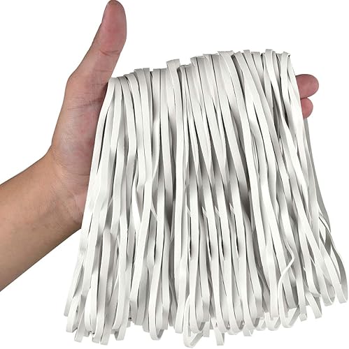 Vista 32 de Coopay 180 bandas de goma grandes, resistente para papeleras, bandas elásticas fuertes para suministros de oficina, latas de basura, carpetas