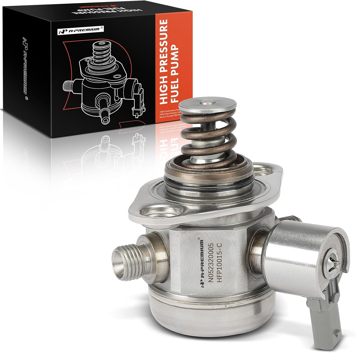 A-Premium High Pressure Fuel Pump Compatible with BMW 335i 435i 535i 640i GT M235i 650i 740Li M235i xDrive, 135i, M2, M235i, ActiveHybrid 3 5 7, X1 X3 X4 X5 X6, 2011-2019, 3.0L 4.4L