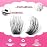 FANXITON DIY Lash Extension Kit Full Lash Clusters 288 pcs Thick Lash Clusters Kit D 10-18 mm Cluster Eyelash Extension Kit with Lash Bond and Seal Lash Tweezers Individual Lashes For Beginners