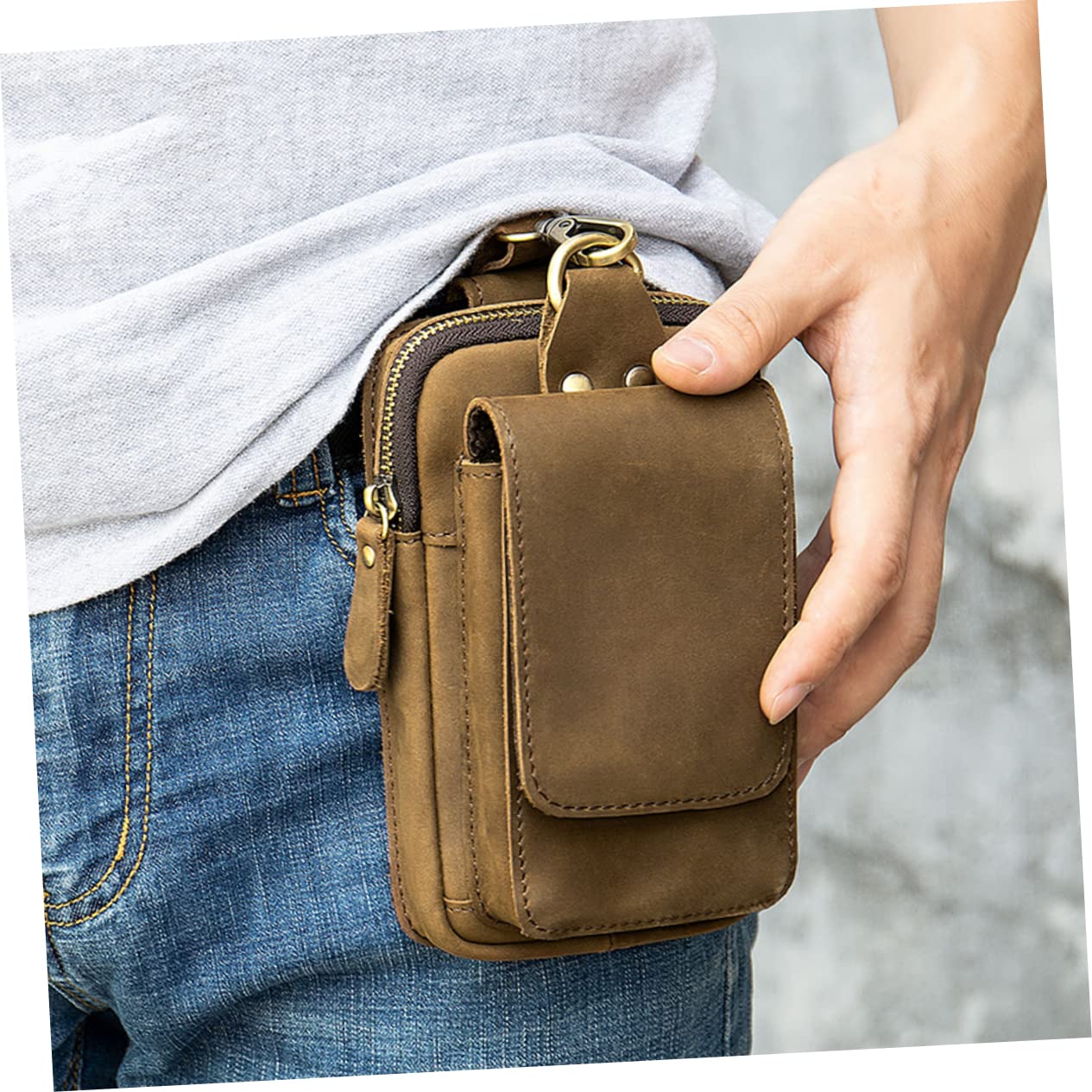 VILLCASE Pochette pour Téléphone Portable Sacoche De Ceinture Pochette De Ceinture Adaptée Aux Activités De Plein Air Randonnée Camping Équitation Et Travaux De Construction