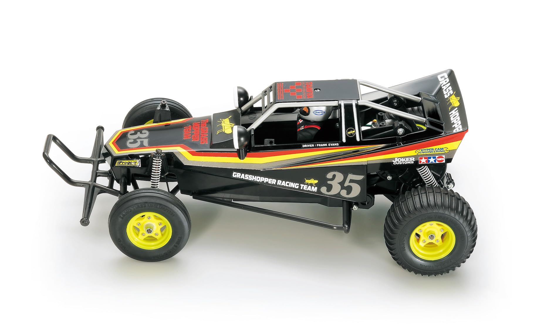 Tamiya 47522 1:10 RC The Grasshopper I Black Edition - Remote
