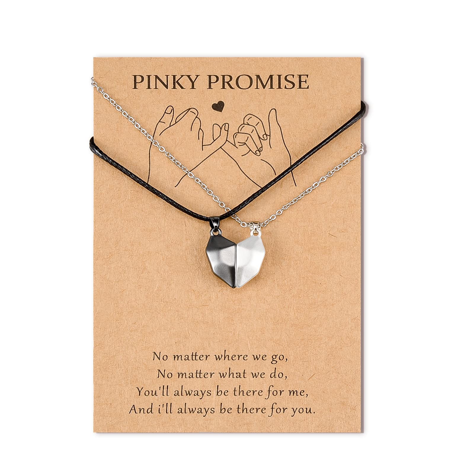 SUNSHDos almas, regalo de san valentin un corazón, parejas, collares con colgante a juego para parejas,adolescentes, deseos, collar magnético para parejas para mujeres, collar, regalos