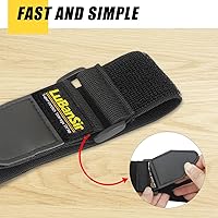 Vista 3 de LuBanSir Correas de cincha, 2 x 12 pulgadas (paquete de 8) correas elásticas de almacenamiento de gancho y bucle para cable de extensión, cable