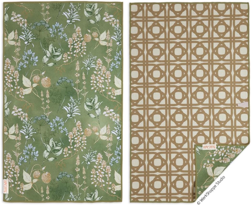 Kitchen Herbs Microfiber Towel