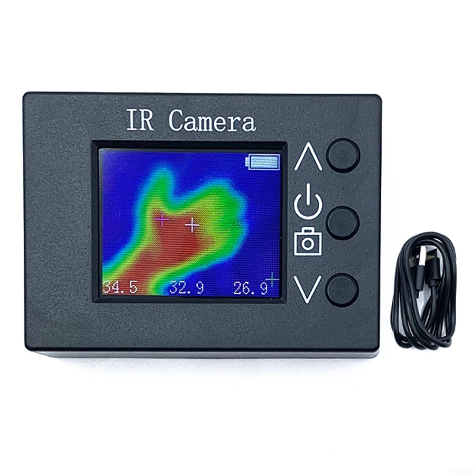 SPORTARC Cámara termográfica, MLX90640 ESFBAB Cámara infrarroja de la toma de imágenes térmicas, cámara infrarroja de la cámara termográfica con la pantalla para el sensor infrarrojo MLX90640ESF-BAB