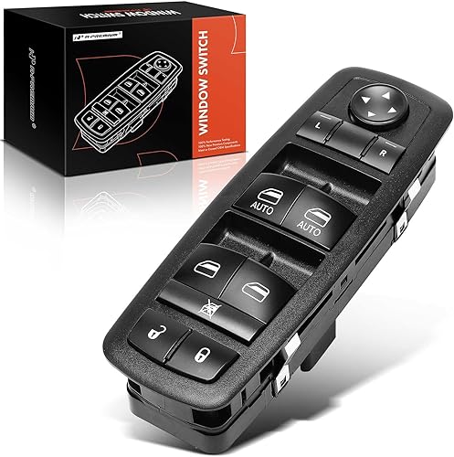 A-Premium Interruptor de ventana Power Master de repuesto para Dodge Ram 150025003500 2009-2010 Ram 15002500350045005500 2011-2012 4602863AD