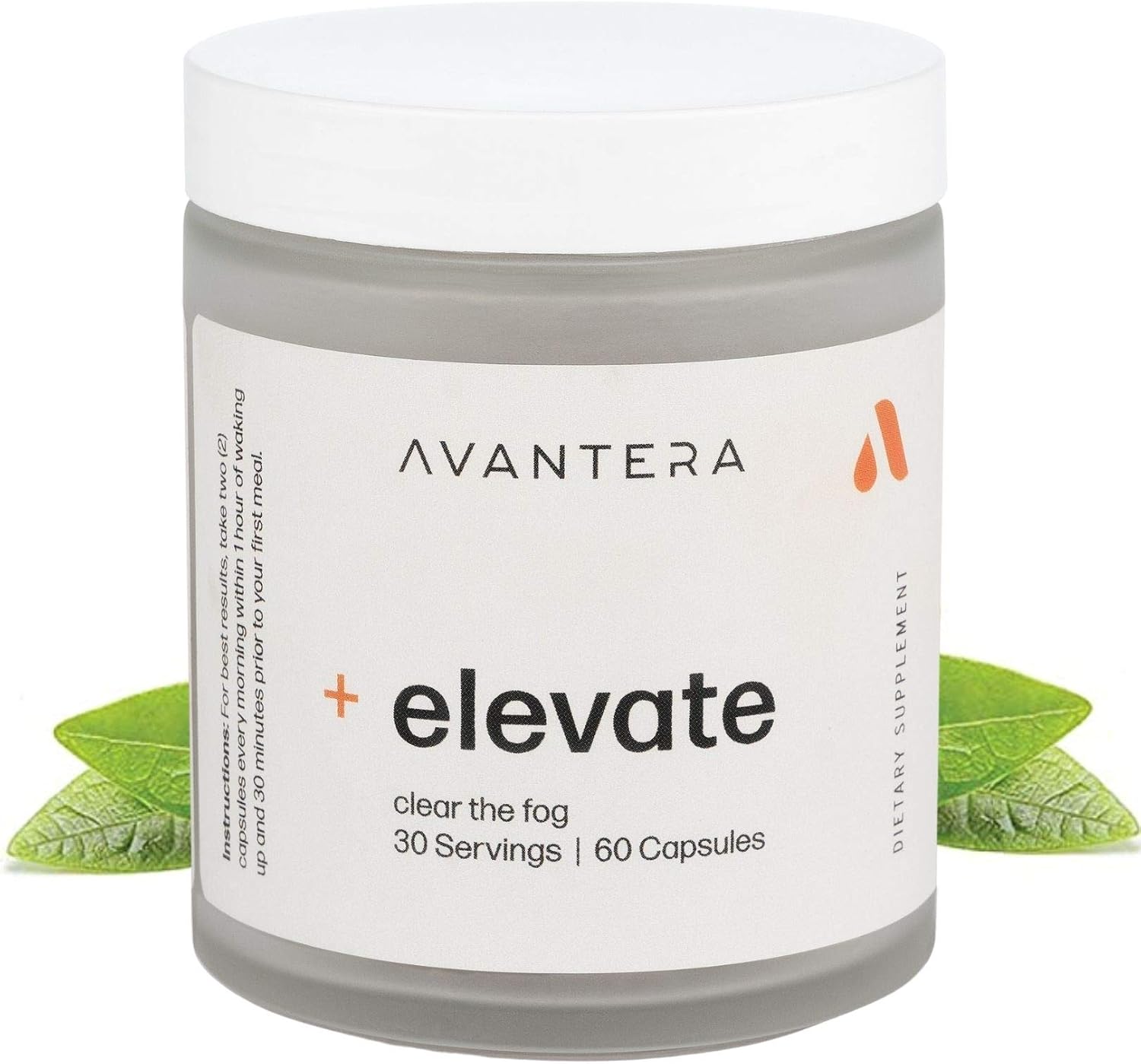 Avantera Premium Nootropic, Elevate | Energy, Focus, Mood, & Gut Health | 30 Day Supply