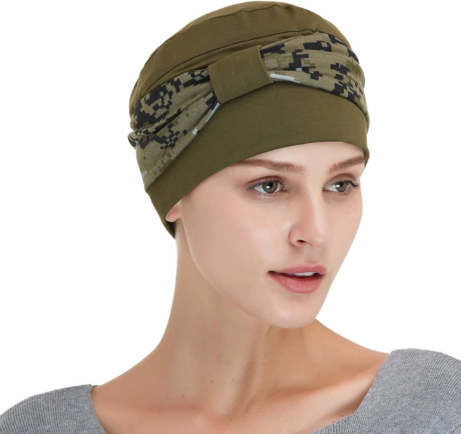 Bamboo Double Layered Comfort Beanie for Cancer Patient, Chemo Patient, Hats for Cancer Chemo Patients Women image 5