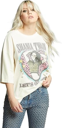 RECYCLED KARMA Shania Twain Lets Go Girls One Size Tee