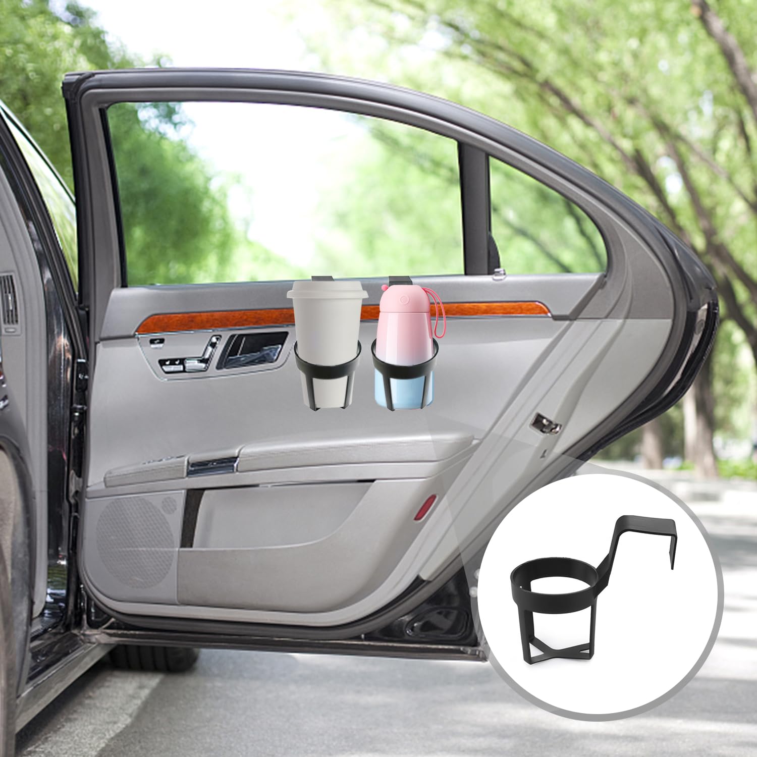 Portabicchieri Per Auto Pieghevole - Da Agganciare Alla Bocchetta Aria