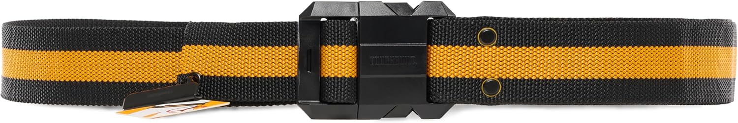 ToughBuilt ClipTech Series – Work Belt, Heavy-Duty Adjustable Tool Belt with Reinforced Buckle, Custom-Fit Padding, High-Strength Webbing for Contractors, Builders, Jobsite Professionals (TB-CT-42)