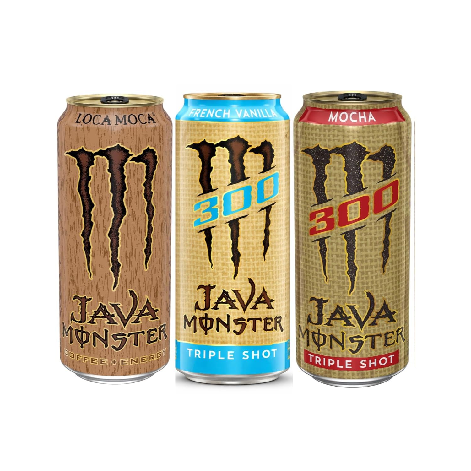 Monster Java Triple Shot Energy Coffee Drink Combo – Loca Moca, French Vanilla, Mocha & Salted Caramel By COUGAR | High Caffeine Gaming Energy Drink | Coffee + Energy for Gamers, Streamers, Night Play & Long Sessions (443ml Cans) - (Imported-USA)-image-17
