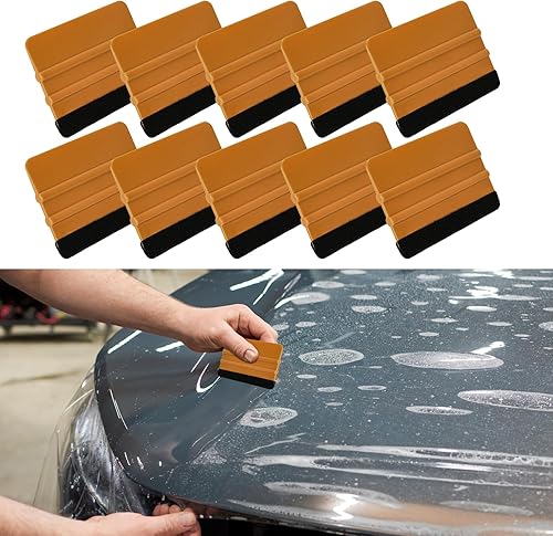 Miniatura 8 de Escobilla de fieltro de plástico, escobilla de fieltro para vinilo, herramienta aplicadora de vinilo de 4 pulgadas para envoltura de vinilo de