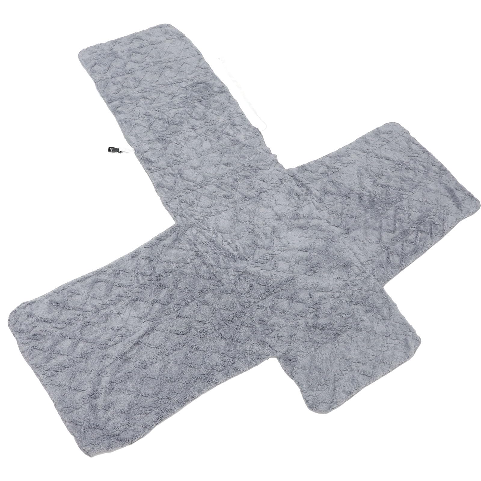 Funda de sofá gris claro de punto trenzado Abaodam elegante
