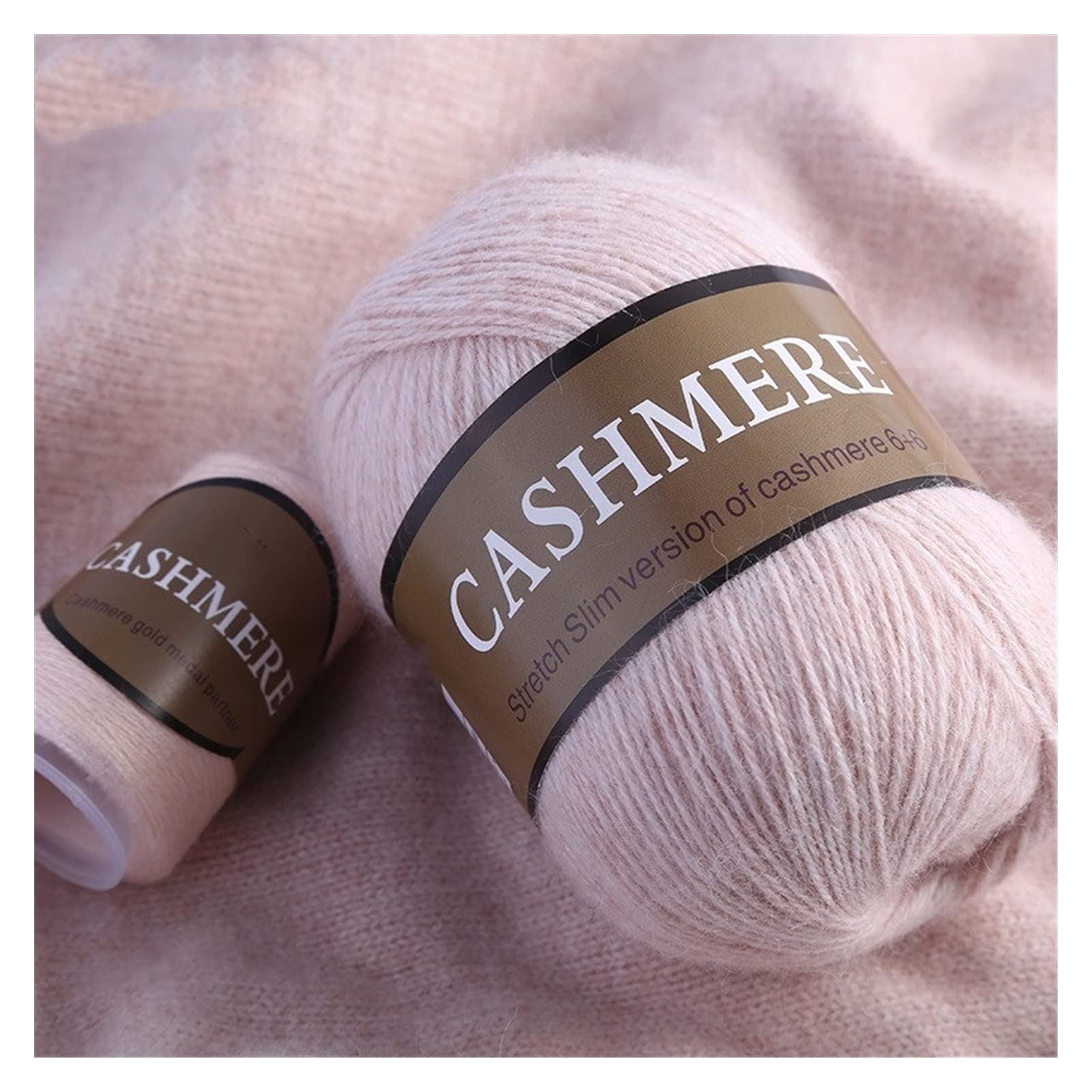 (300g / lot) 6 + 6 Laine de cachemire peignée for tricoter Machine à la main Tricoter Cachemire Tisser les files sans fil laine (Color : 2938 Bright green)