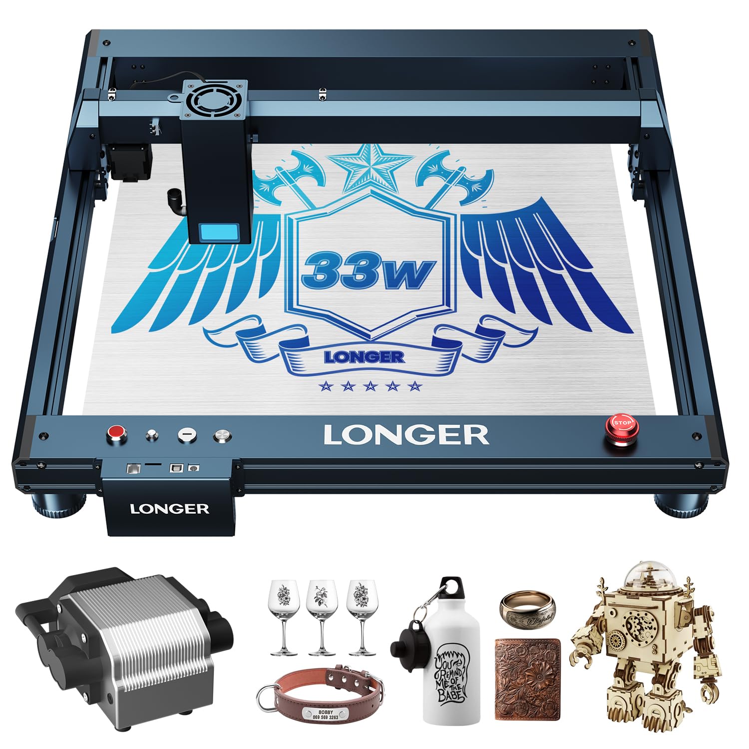 Main product image of the Longer Laser B1 30W Laser Engraver Cutter.