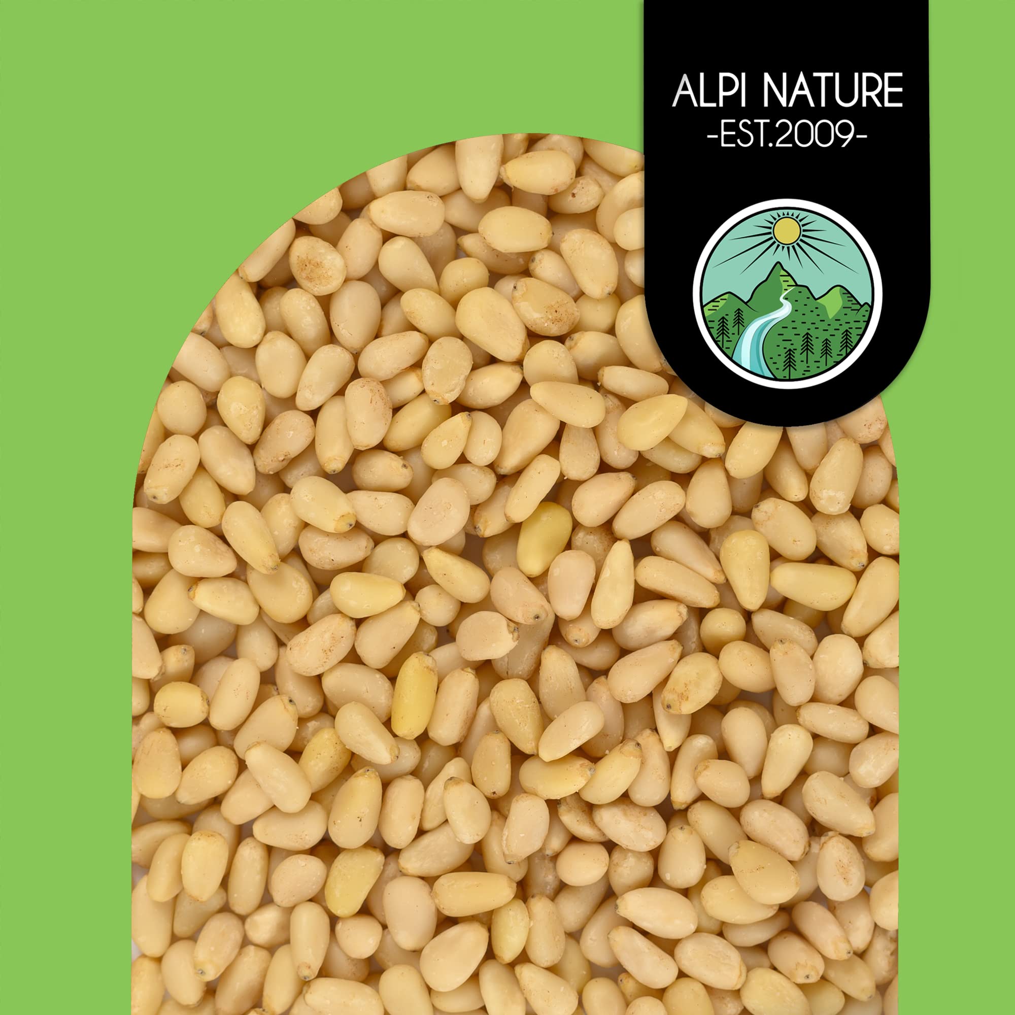 BIO Zedernkerne (1kg), Zedernnüsse geschält aus kontrolliert biologischem Anbau, laborgeprüft, Bio Zedern Kerne ganz 100% rein und naturbelassen