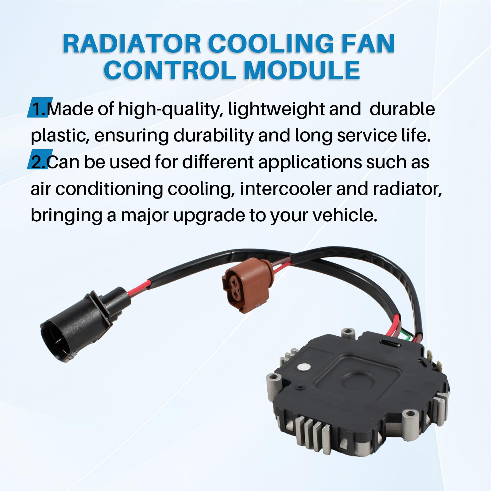 Appareil de commande de ventilateur - Module de commande pour A3 8P1 8P7 8PA Golf V VI Beetle - Numéro de pièce 1TD959455 1K0959455N 1K0959455N 1K0959455DL