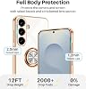Patrocinado Patrocinado Estás viendo este anuncio basado en la relevancia del producto a tu búsqueda. Deja comentarios sobre el anuncio Dinick Blanco para Samsung Galaxy S25 Funda con Soporte de Anillo y Pata | Laterales Chapados en Oro TPU Suave, Protección Antirrayas y Antigolpes, Delgada, Funda Magnética con Soporte 5