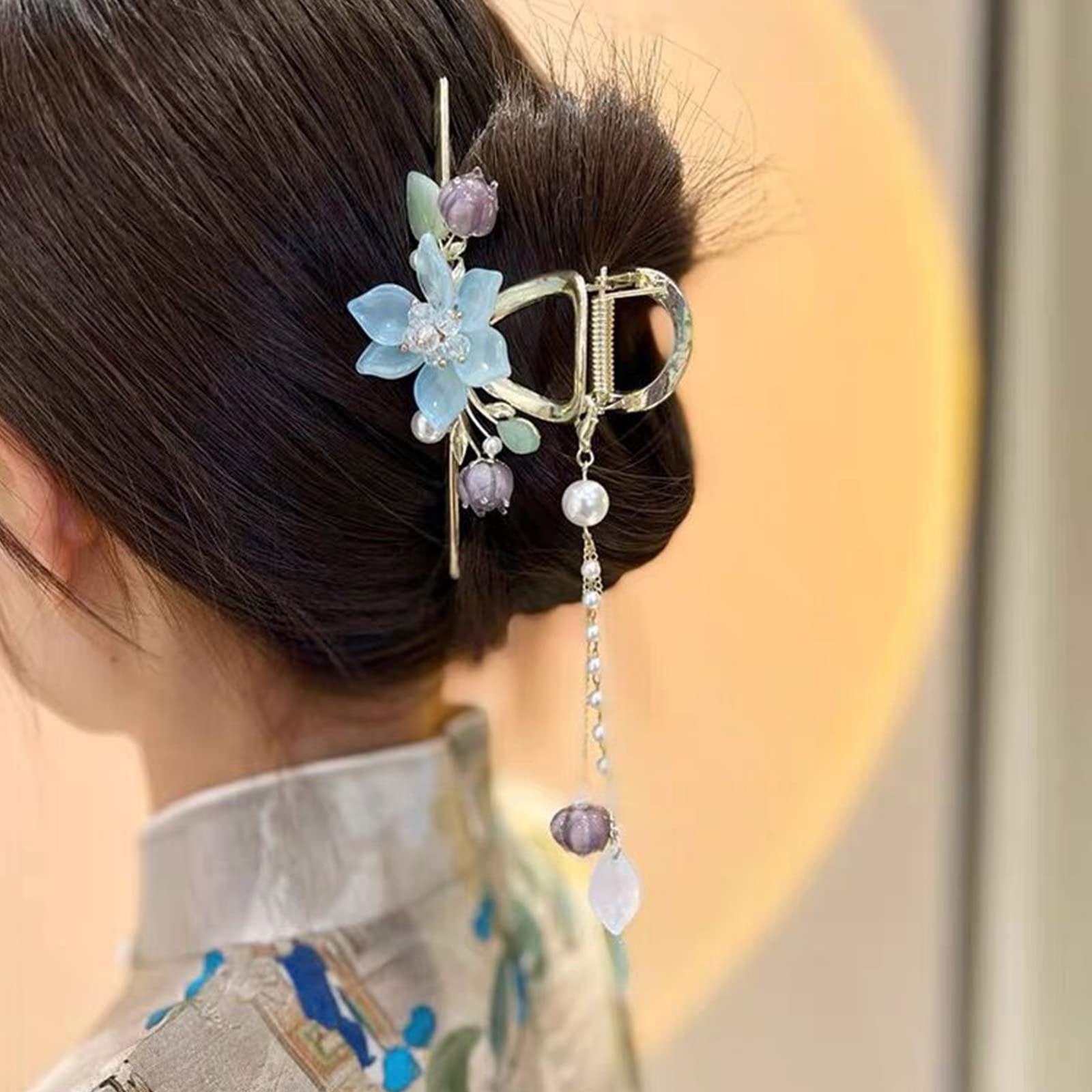 Amazon.co.jp: OuJyO ヘアアクセサリー大人 バンスクリップ ヘア 