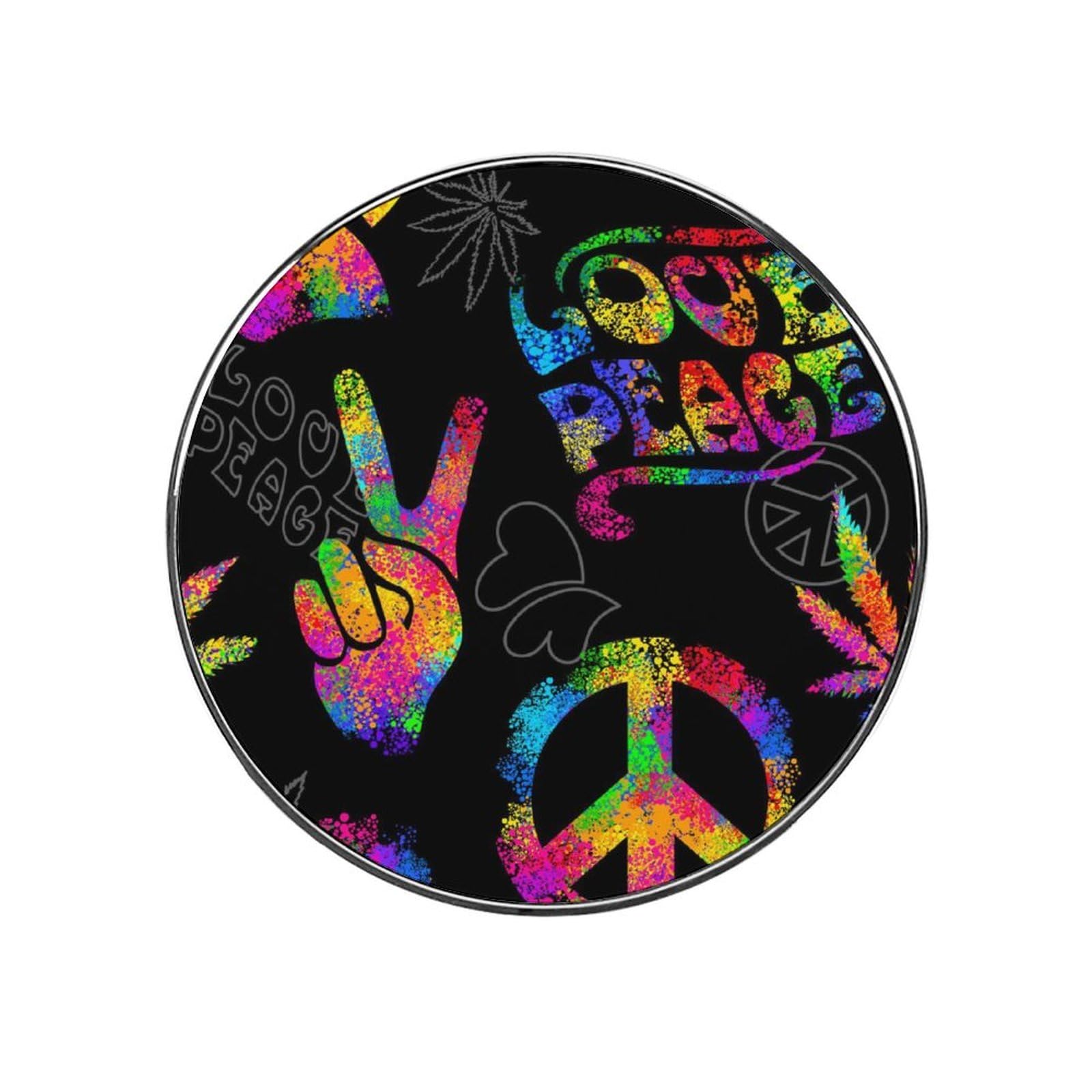 Colorful Peace And Love Magnets For Fridge Kitchen Decoration For Refrigerators Whiteboards