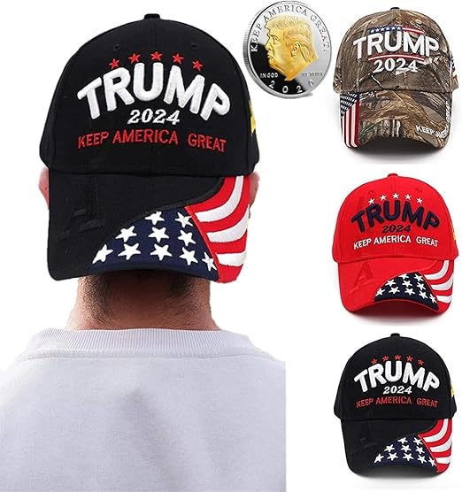 Amazon Co Jp トランプ 帽子 ベースボールキャップ アメリカ大統領 選挙活動 24 メッシュキャップ 迷彩刺繍ハット野球帽 大統領記念コイン付きメンズ レディース 米国帽子 アメリカ国旗 り サイズ調整可能コスプレ グッズ 登山 釣り運転 日よけ アウトドア スポーツ