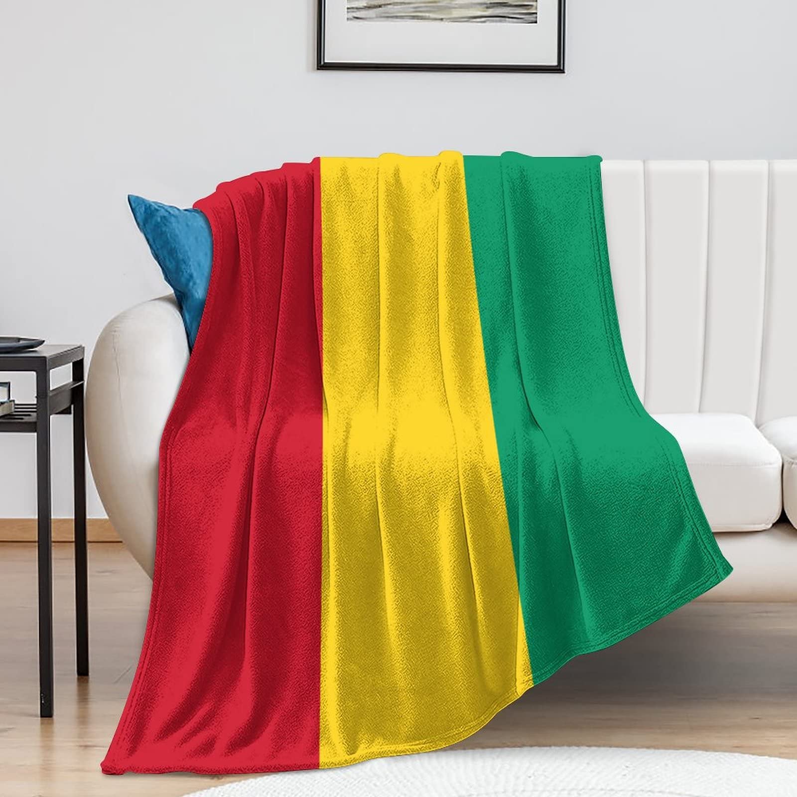 Couverture de voyage Guinée en microfibre, le cadeau de pendaison de crémaillère idéal et utile