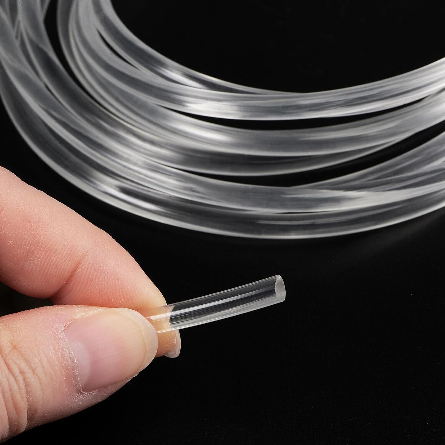 Tool Parts and Accessories Round Belts 4mm Dia 5 Meters Length Smooth Surface PU Polyurethane White (#CN-140824-11726)