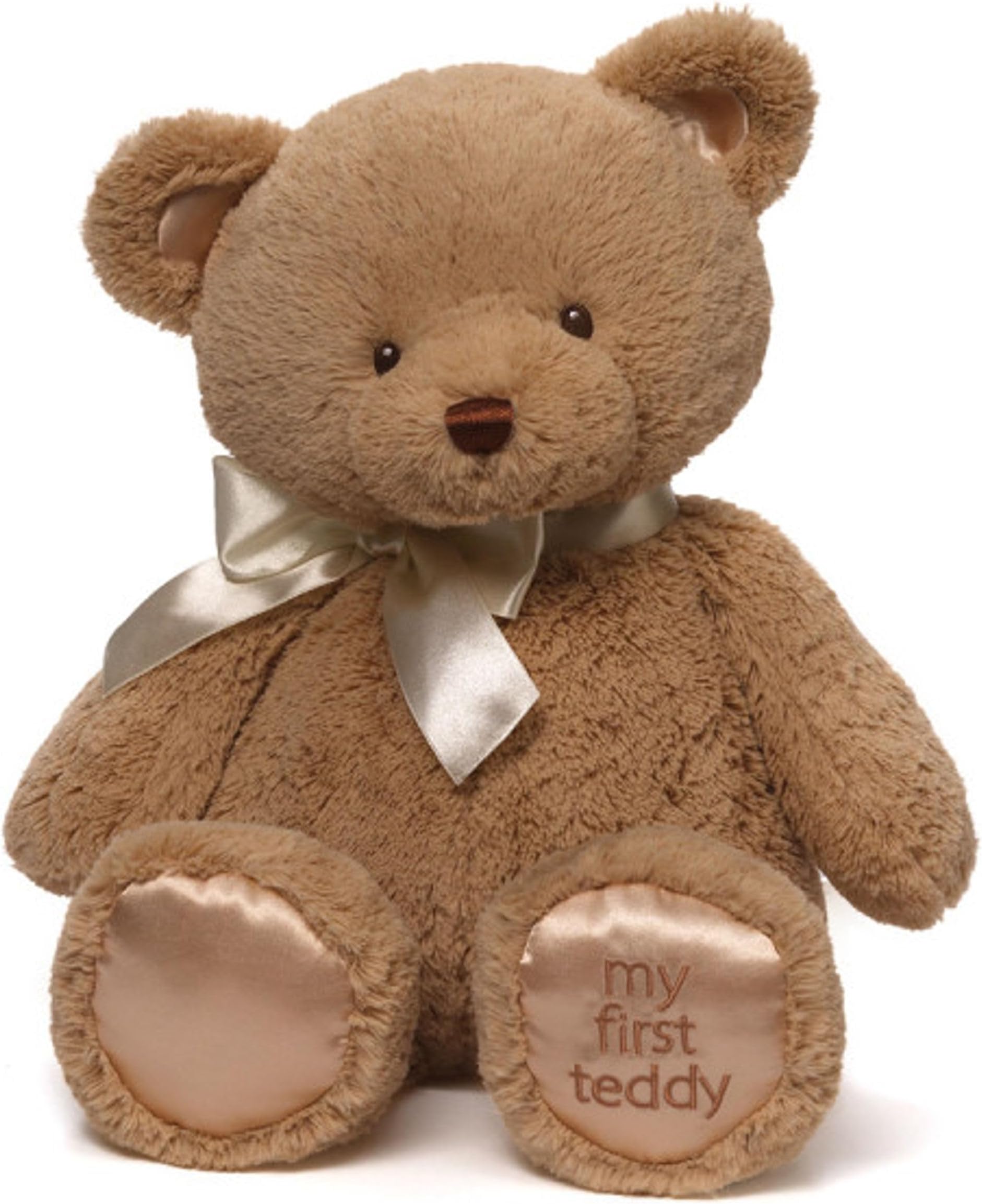 GUND Ba My First Teddy Bear Stuffed Animal Plush, Tan, 18"
