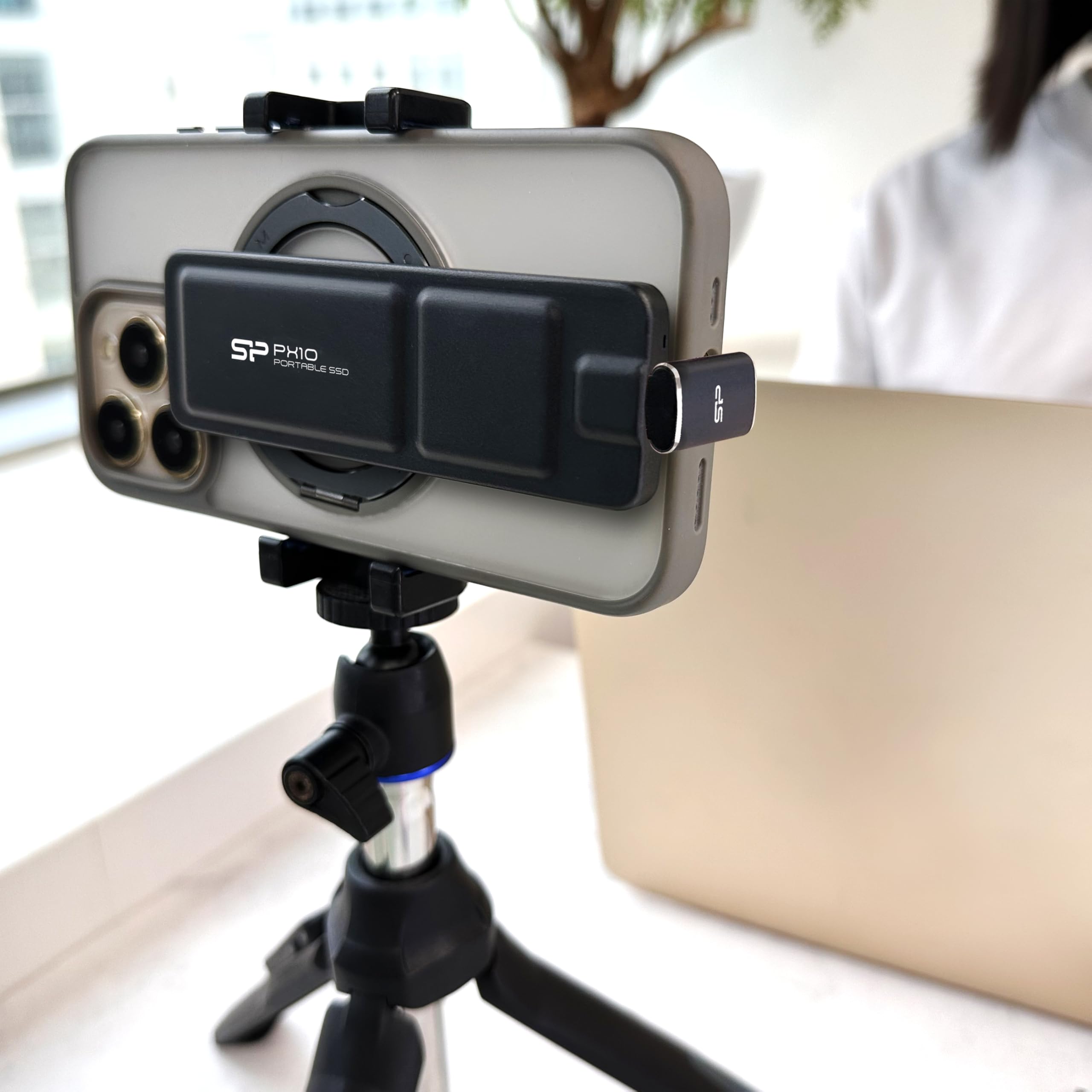 Amazon | Silicon Power 2TB PX10 USB-C 3.2 Gen 2 ポータブルSSD Type