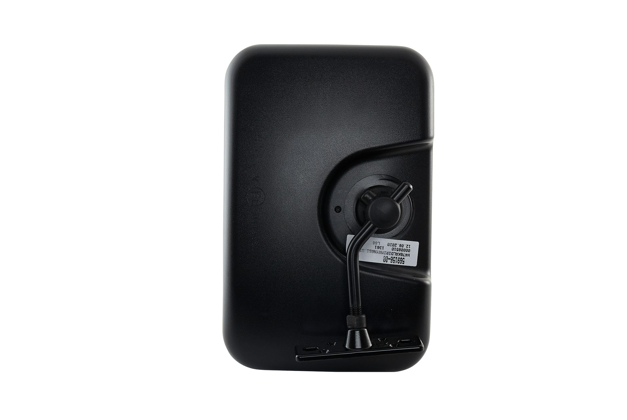 Specchio Regolabile HELLA Per Rampe – Larghezza 177 Mm, Altezza 272 Mm, In Plastica Nera, Visione Bilaterale