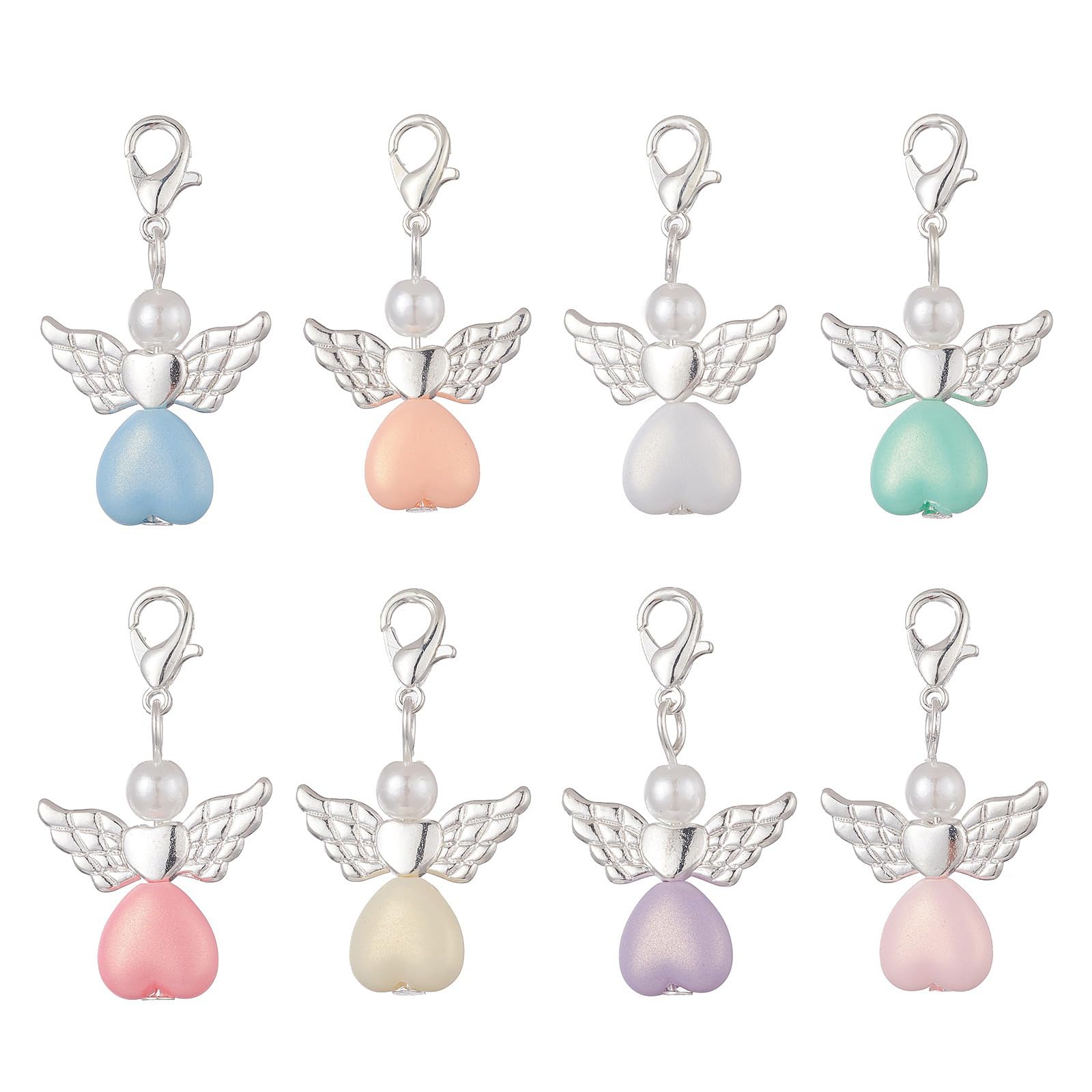 24 Pendentifs Ange Gardien - Cadeaux Baptême Communion Mariage