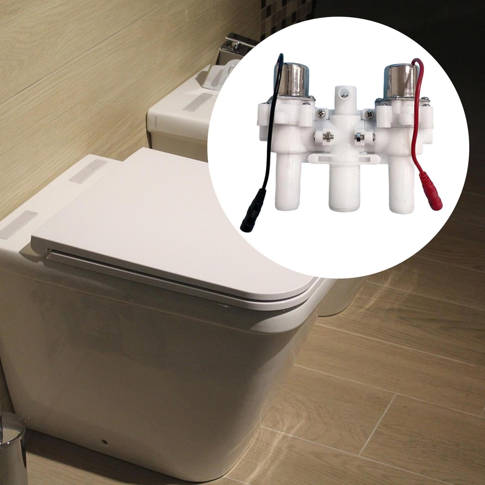 Leefasy Tankless Toilet Solenoid Valve Replacement Kit – 91mm Spacing, PP Material, Fixes Flushing Issues