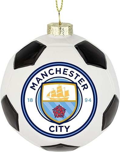 Miniatura 6 de Tree Buddees x Manchester City F.C. - Adorno de Navidad oficial del club de fútbol de edición limitada, equipo de fútbol de la Premier League (bola