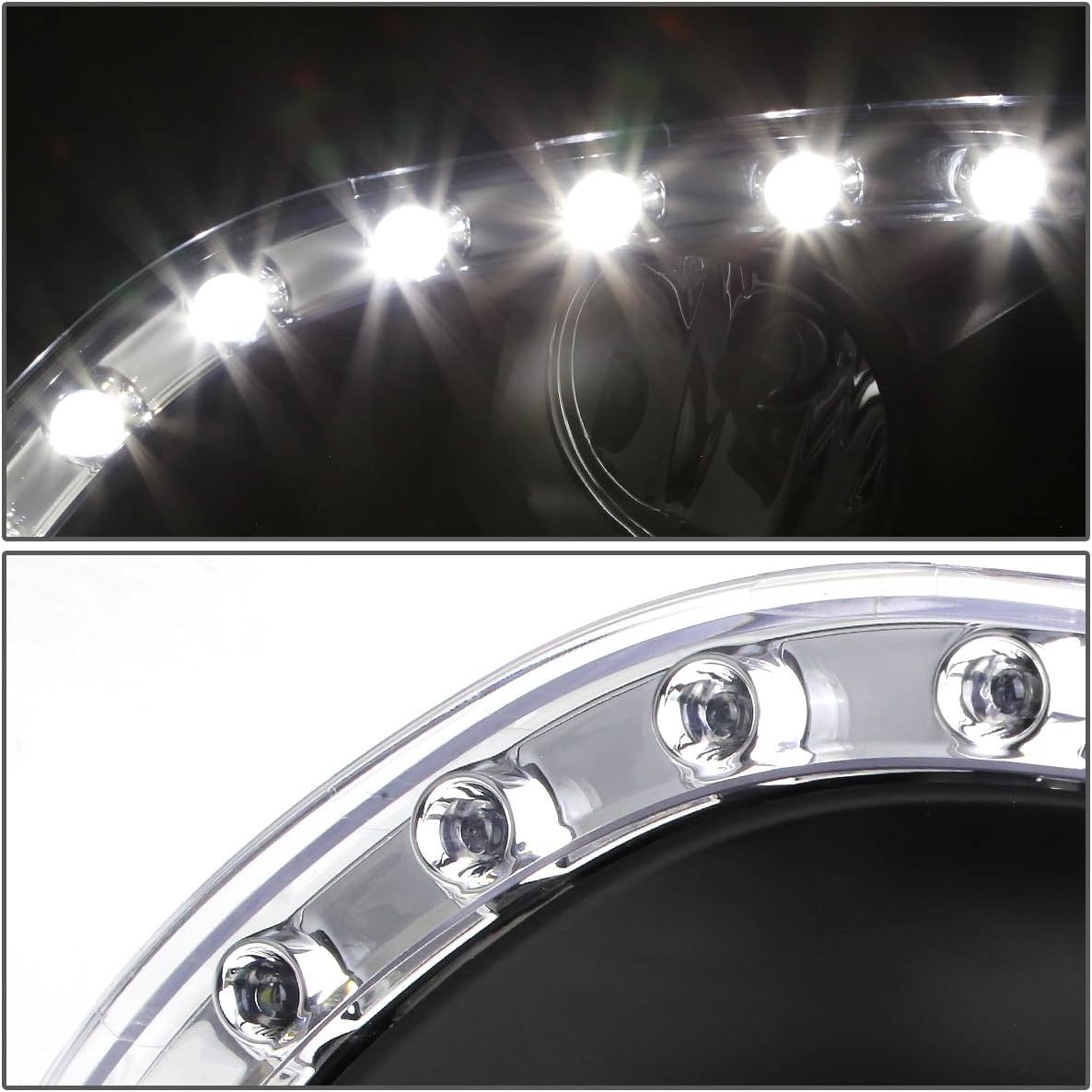 Auto Dynasty Fog Lights Assembly Compatible with 2010-2011 Camry Front Bumper Driving Fog Lamps w/Switch, Driver and Passenger Side, Clear Lens