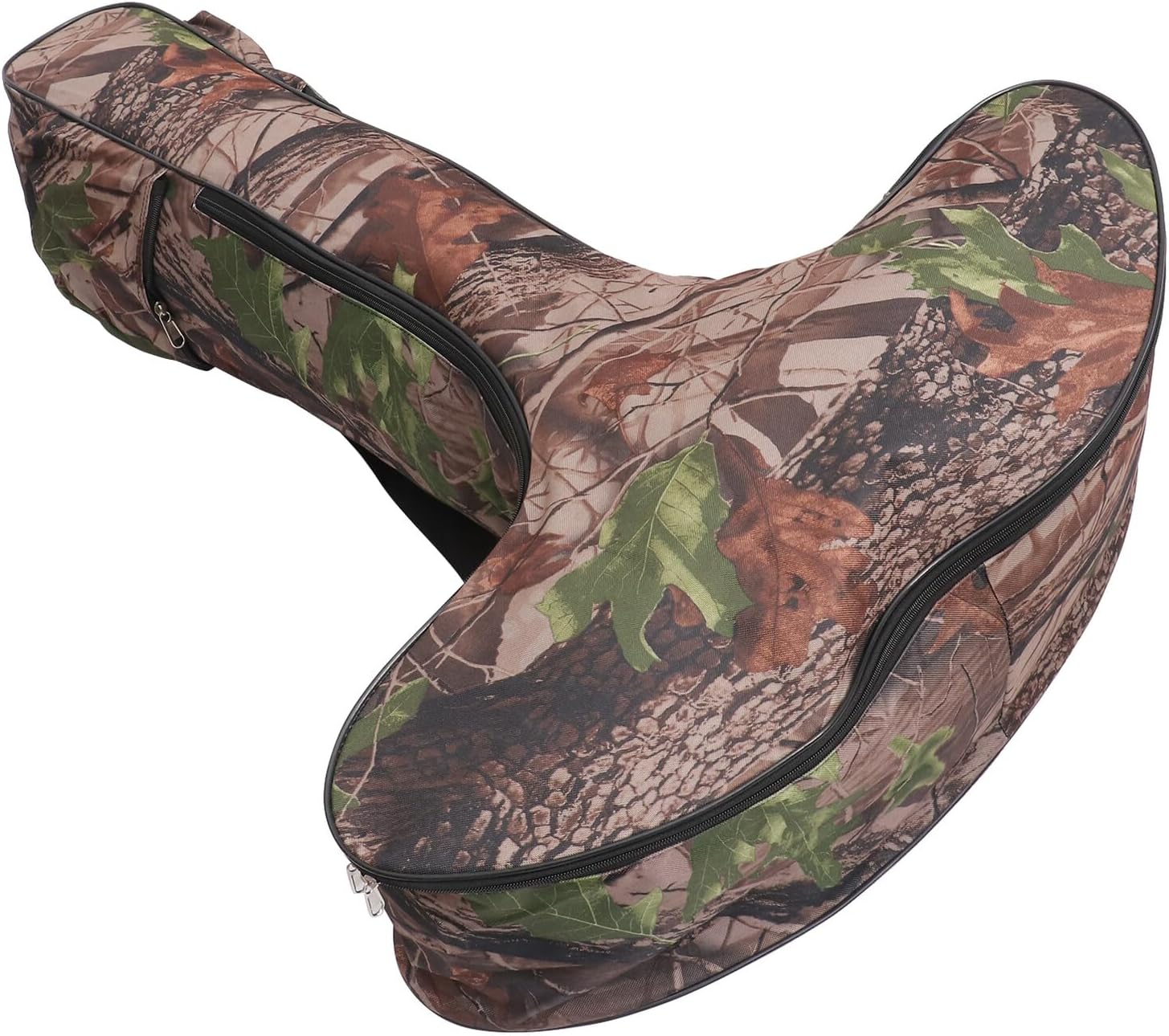 Toyvian Bow Storage Bag and Arrow Pouch T-shape Camouflage Backpack Sturdy Outdoor Archery Carrying Case with Adjustable Straps for Hunting and Target Practice