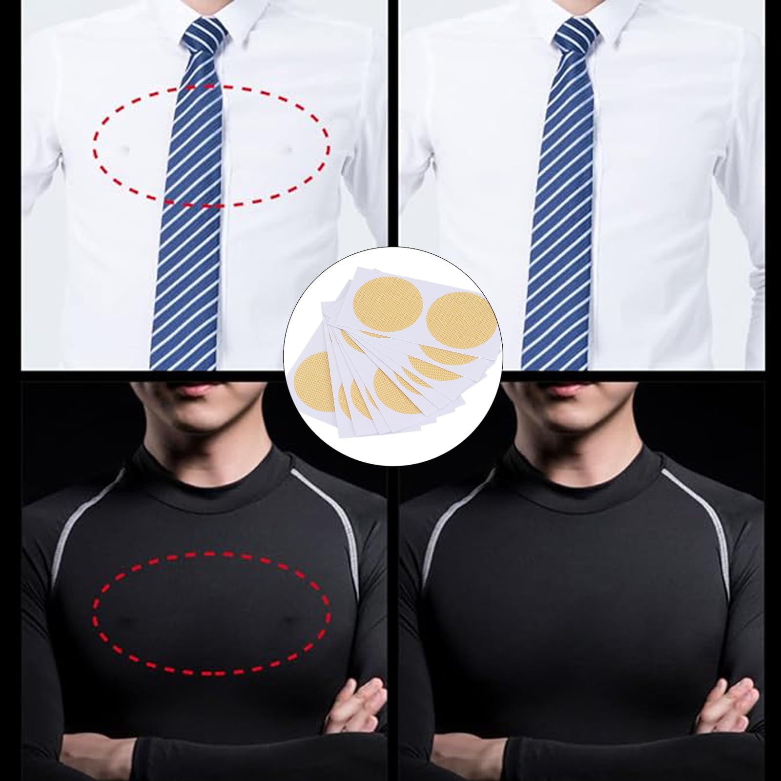 Herren Nippelabdeckung,Herren Nippel Cover, 25 Paar Brustpflaster für Männer, Selbstklebende Hautpflegestifte Weich Atmungsaktiv Tragbar Bequem Herren Nipplecover für Herren Laufen Radfahren Sport