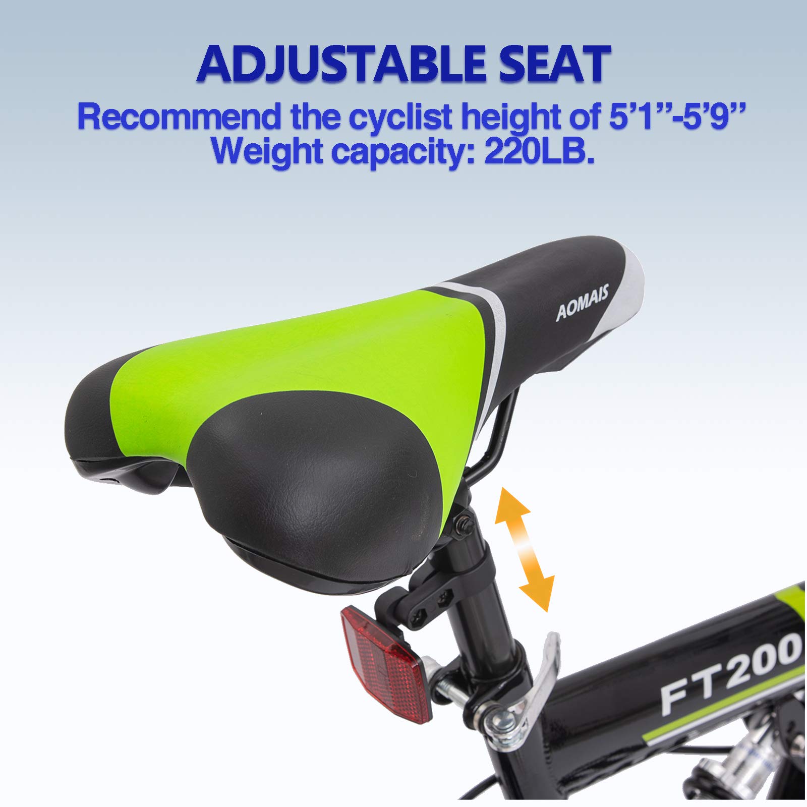 aomais ft200 folding bike